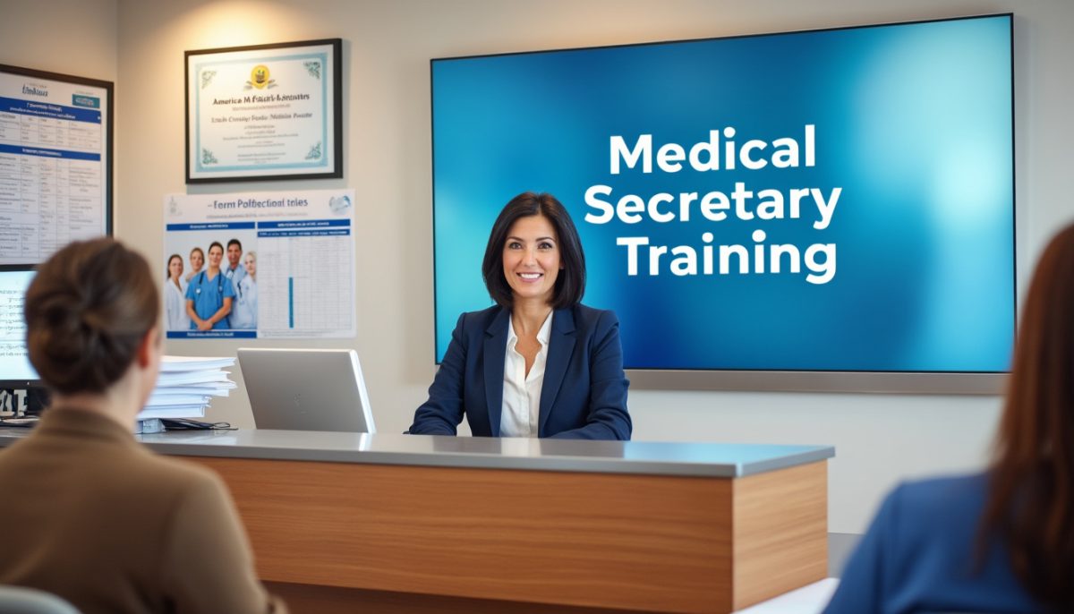 découvrez notre formation complète pour devenir secrétaire médicale : acquérez les compétences nécessaires, préparez-vous à la certification et explorez les nombreuses opportunités de carrière dans le secteur de la santé.