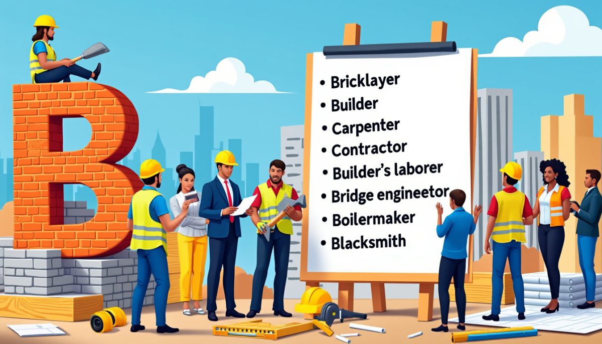 découvrez notre guide complet sur les métiers en b, qui explore les carrières dans le bâtiment et d'autres secteurs connexes. informez-vous sur les opportunités, les compétences requises et les perspectives d'évolution professionnelle dans ce domaine en pleine expansion.