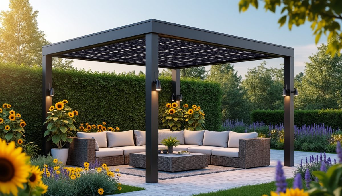 découvrez la pergola photovoltaïque, une solution moderne alliant confort et économies d’énergie. profitez d’un espace extérieur agréable tout en produisant votre propre électricité. optez pour une installation durable et performante, idéale pour réduire votre facture énergétique et respecter l’environnement.