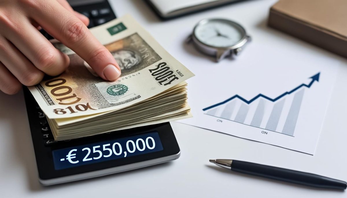 découvrez combien vous pourriez gagner en plaçant 250 000 euros par mois.
