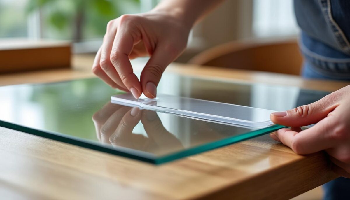 découvrez nos conseils pratiques pour caler facilement un plateau en verre sur votre table et assurer sa stabilité en toute sécurité.