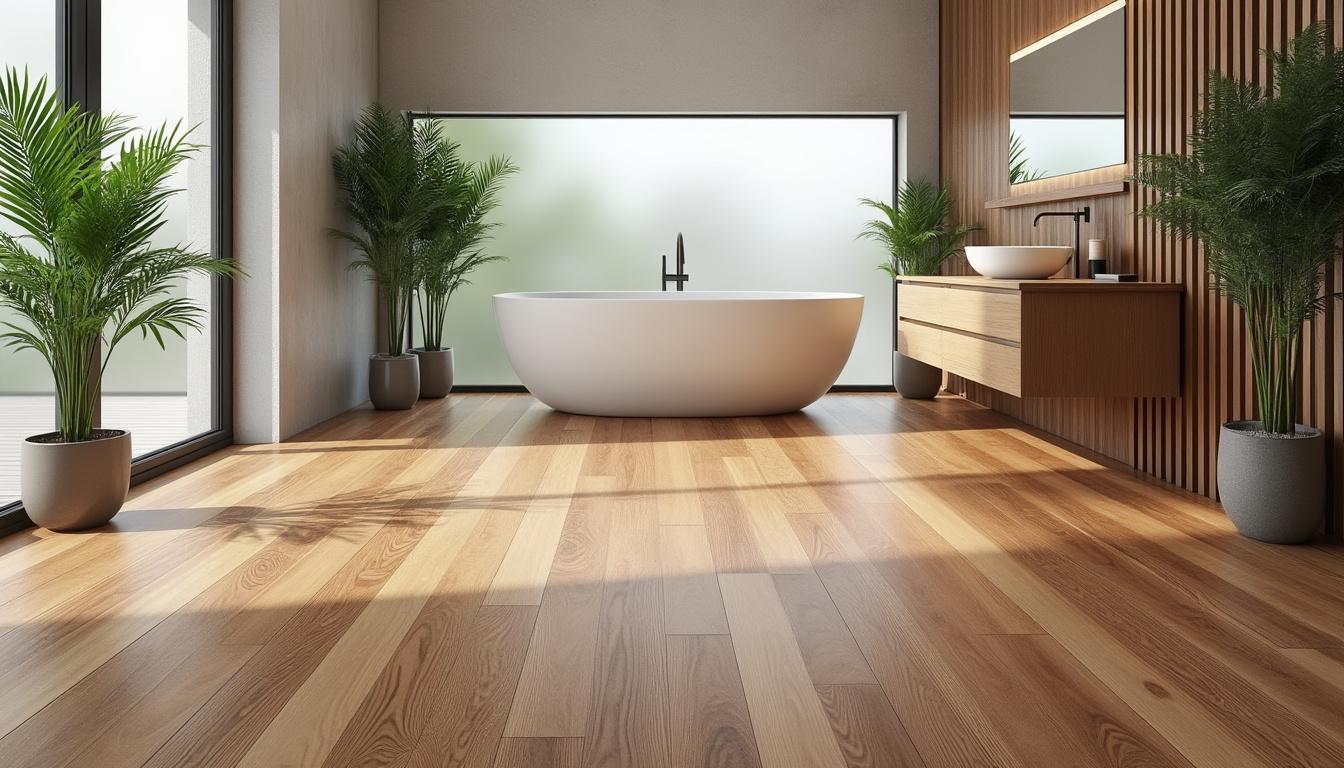 Perfect Original Photos about  Parquet Special Salle De Bain  as Your HD Pictures